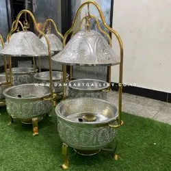 Chafing dish allumunium ukir